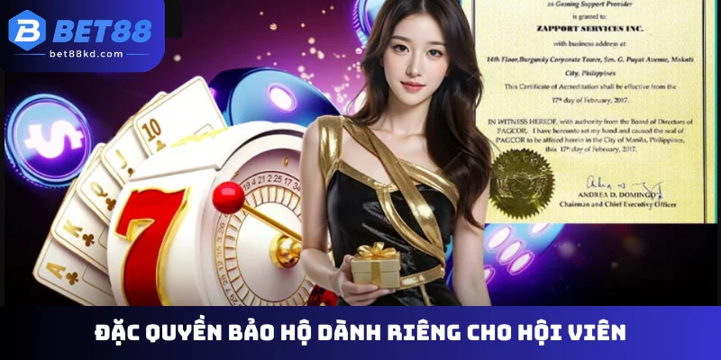 Đặc quyền bảo hộ dành riêng cho hội viên